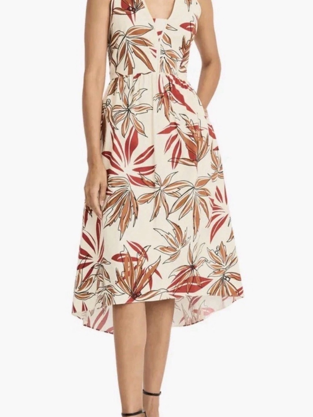 Maggy London Arabella Floral High-Low Dress, Size US 4